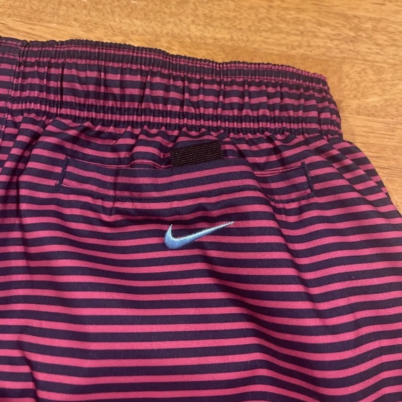 Nike Swim Men's Horizon Stripe 9" Medium Short Ghost Blue NESSC616 447 New Tags - Picture 5 of 6